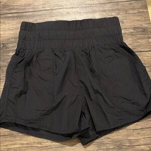 Women’s High-Waist Black Lightweight Shorts